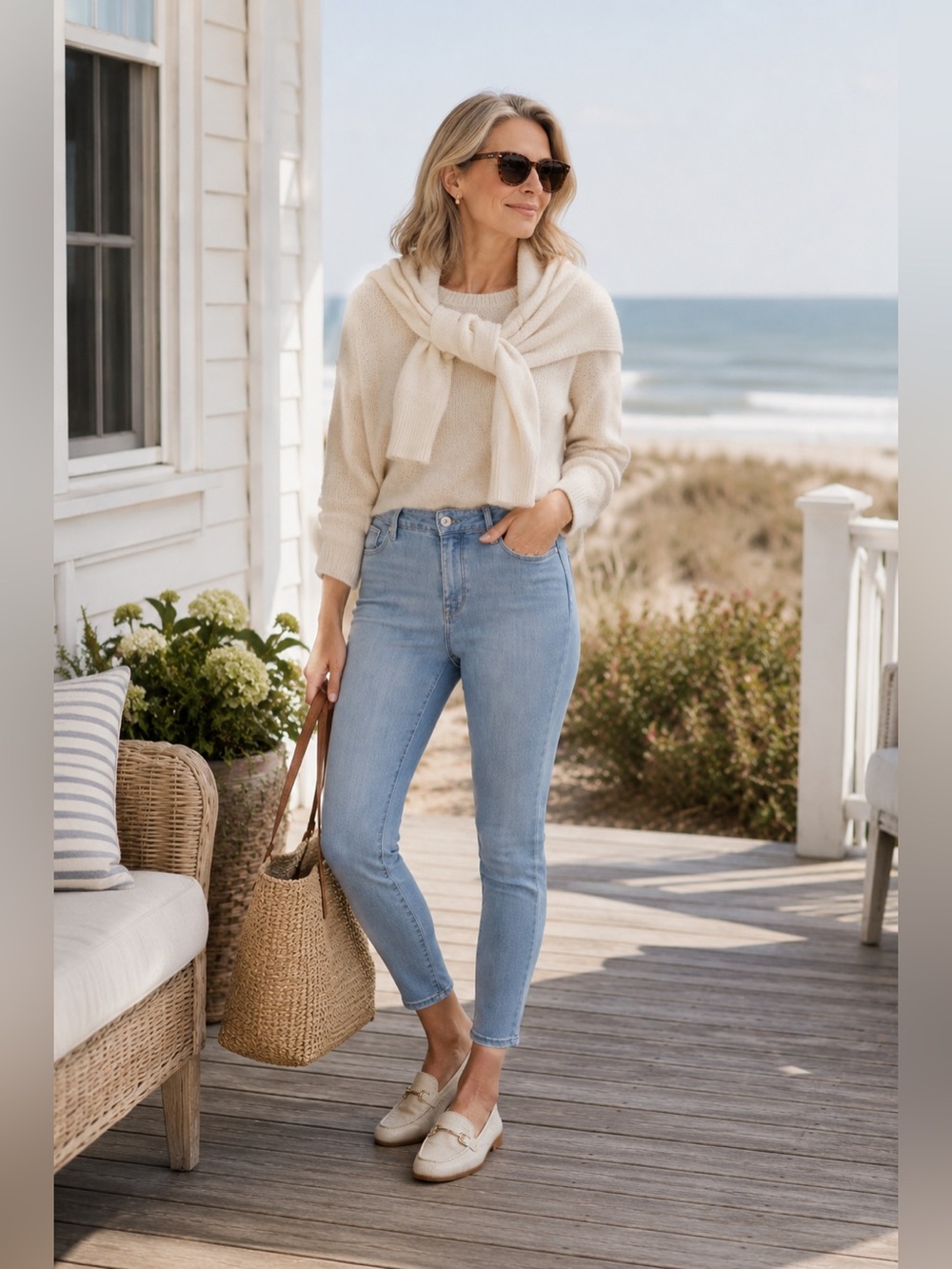 NWT NYDJ Ami Contour Skinny Jeans - Belle Isle Light Wash (Size 6)